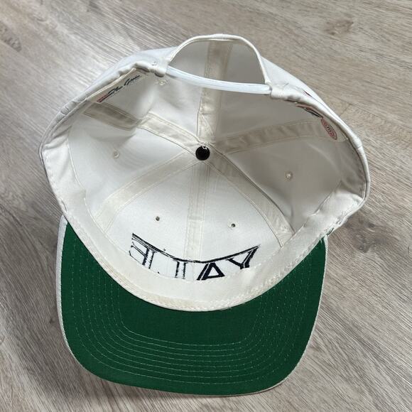 Vintage Yale University Bulldogs‎ Hat Snapback The Game White Split Bar Cap - Picture 3 of 8